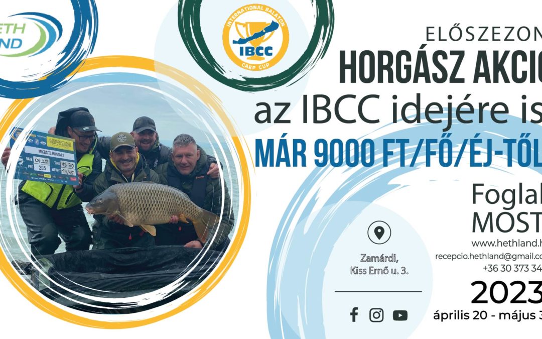 IBCC horgászverseny szállás