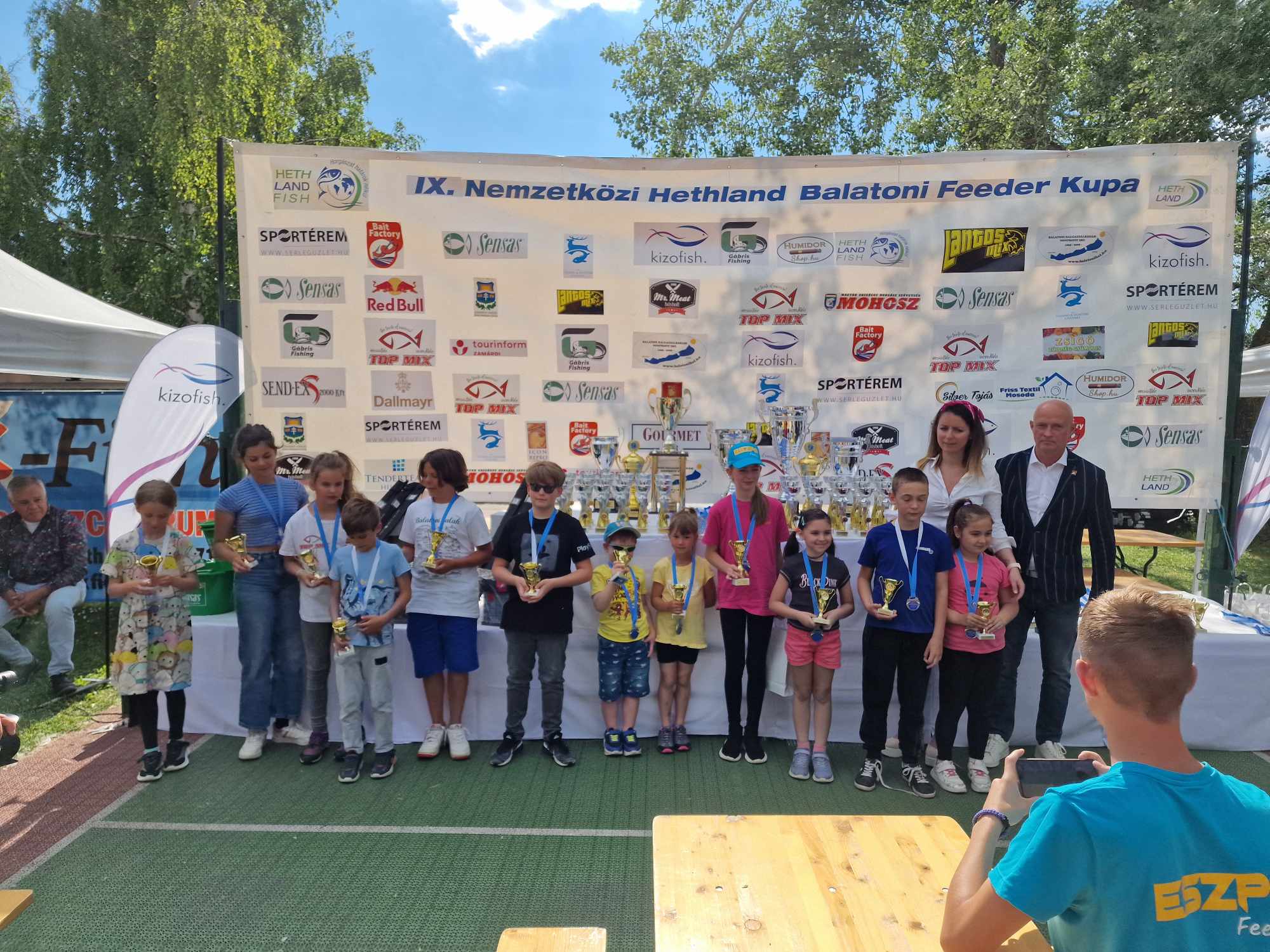 Idén is sok gyerkőc indult IX. Nemzetközi Hethland Balatoni Feeder Kupa gyermek versenyén